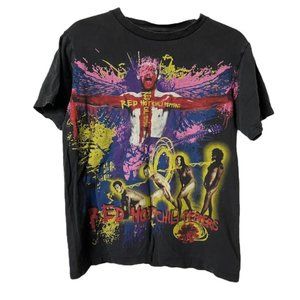 Vintage 90s Red Hot Chili Peppers Black Graphic T-Shirt